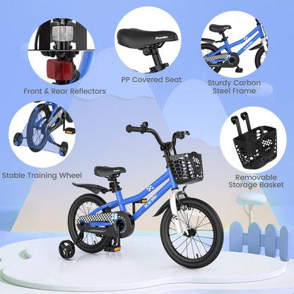 16-Inch Kid's Bike with Removable Training Wheels