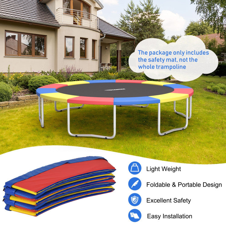 16-Feet Waterproof and Tear-Resistant Universal Trampoline Safety Pad Spring Cover