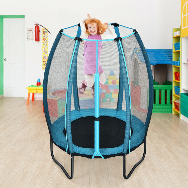 4 Feet Kids Trampoline with Enclosure Net