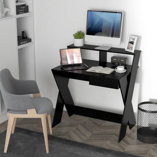 Small Computer Desk with Storage Drawer