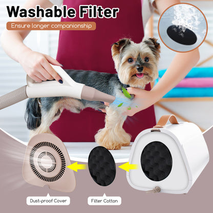 Dog-Cat Hair Blower with Negative Ion Function and Adjustable Temperature