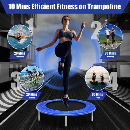 38-Inch Mini Folding Fitness Trampoline