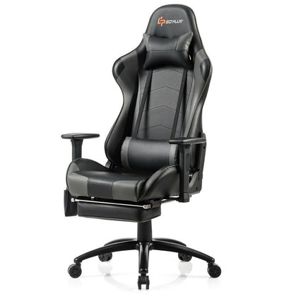 Ergonomic High Back PU Leather Massage Gaming Chair