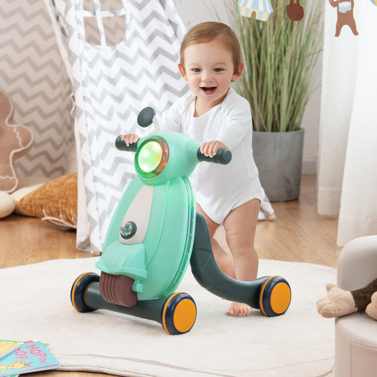 2-in-1 Baby Sit-to-Stand Learning Walker with Lights and Sounds