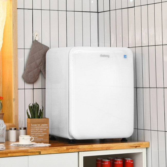 2.4 Cubic Feet Compact Refrigerator Auto Defrost Mini Fridge Reversibl