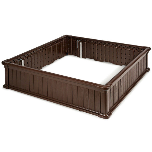 48-Inch Raised Garden Bed Planter for Flowers and Vegetables