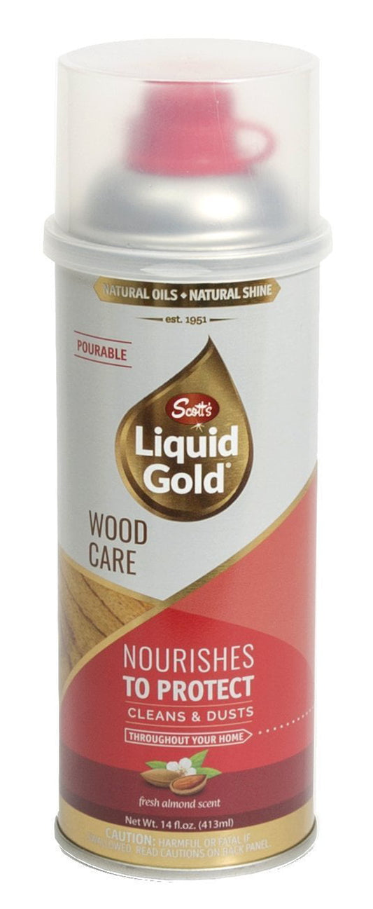 🔥 SCOTTS LIQUID GOLD Wood Cleaner Preservative, 14oz, LiquidCan