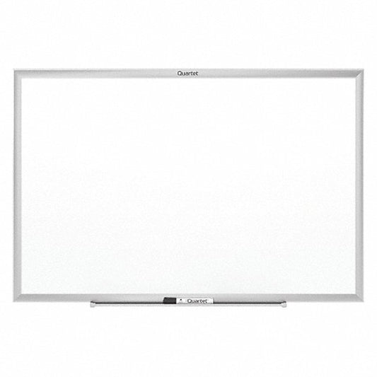 48"x72" Magnetic Steel Whiteboard, Gloss, Depth: 1/2 in