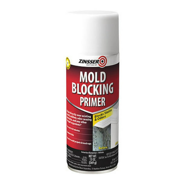 🔥 Zinsser White, Mold Killing Flat Spray Primer, 13 oz