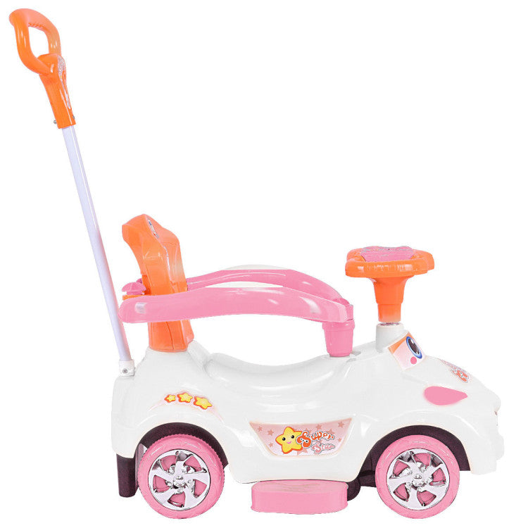Costway Kids Riding Pushing Sliding Car with Handle
