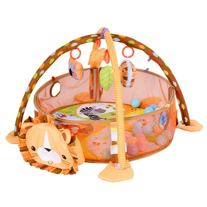 3 in 1 Cartoon Baby Infant Activity Gym Play Mat