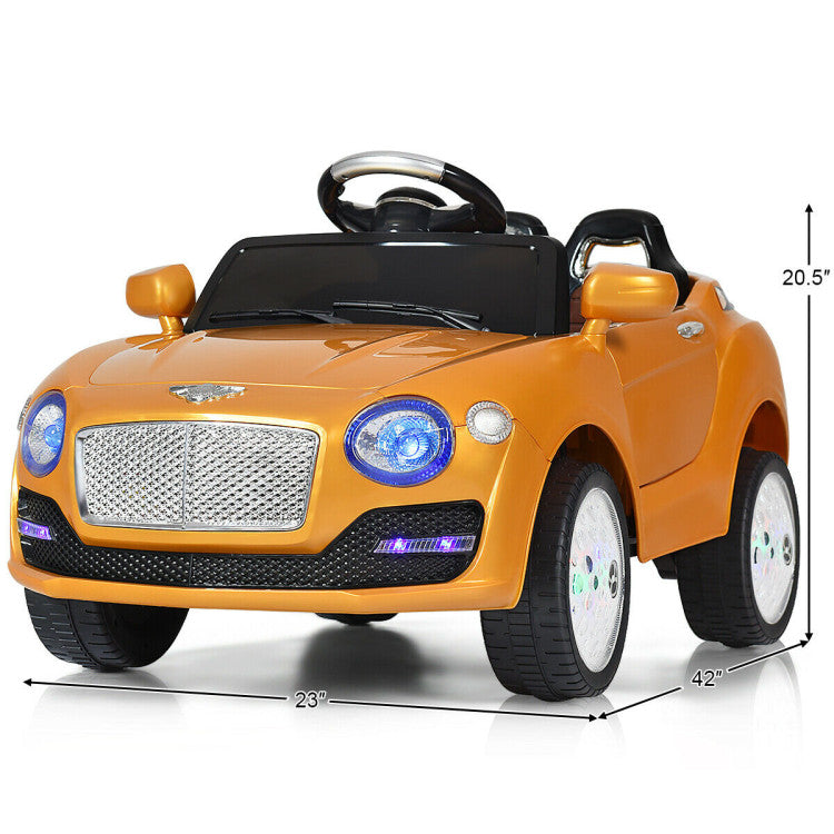 Costway 6V Kids RC SUV Ride-on Car with Remote Control and MP3