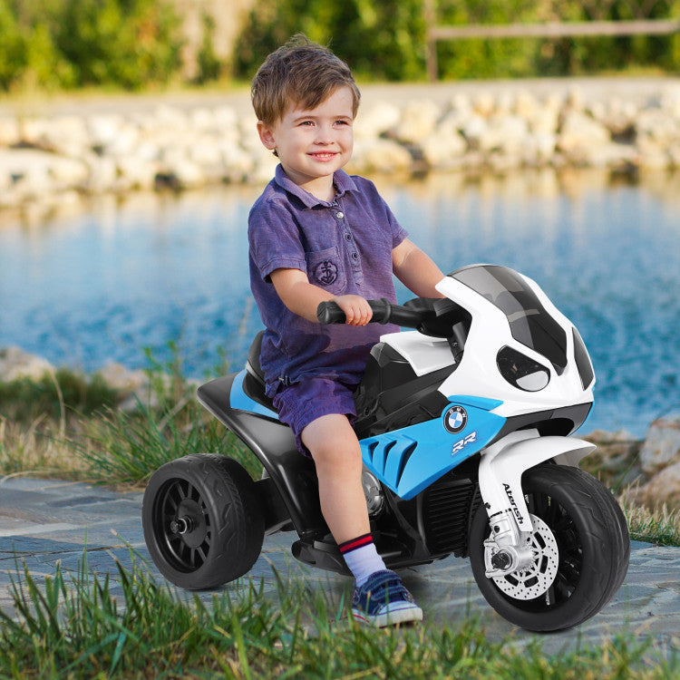 Costway 6V Kids 3 Wheels Riding BMW Licensed Electric Motorcycle