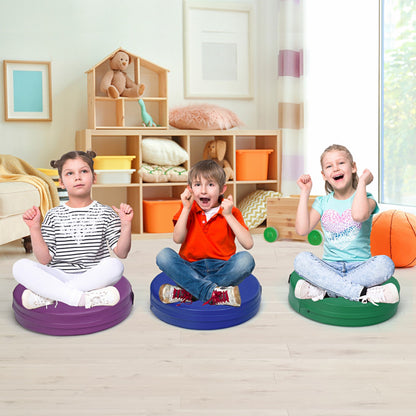 6 Pieces 15-inch Round Toddler Floor Cushions