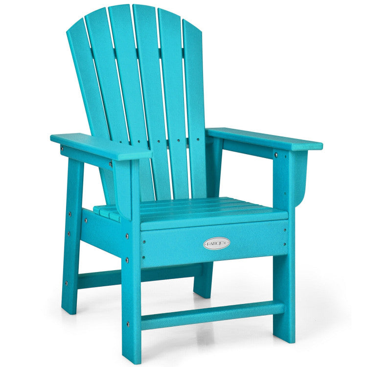 Patio Kids' Adirondack Chair with Ergonomic Backrest