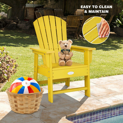 Patio Kids' Adirondack Chair with Ergonomic Backrest