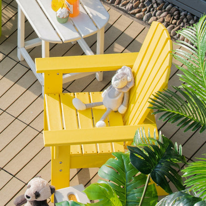 Patio Kids' Adirondack Chair with Ergonomic Backrest