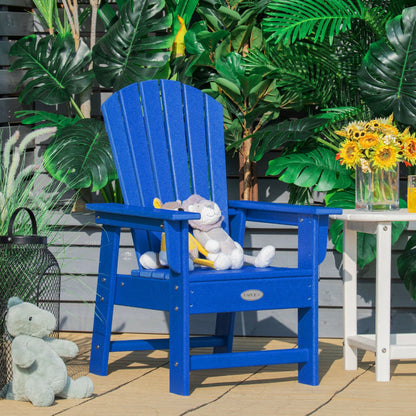 Patio Kids' Adirondack Chair with Ergonomic Backrest