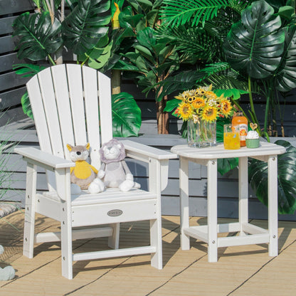 Patio Kids' Adirondack Chair with Ergonomic Backrest