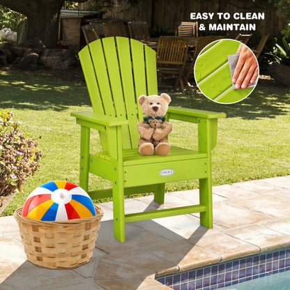 Patio Kids' Adirondack Chair with Ergonomic Backrest