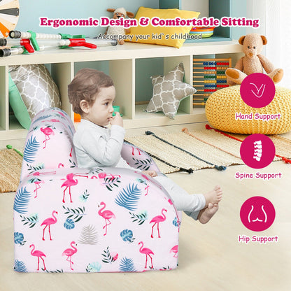 3-in-1 Convertible Kid Sofa Bed Flip-Out Lounger