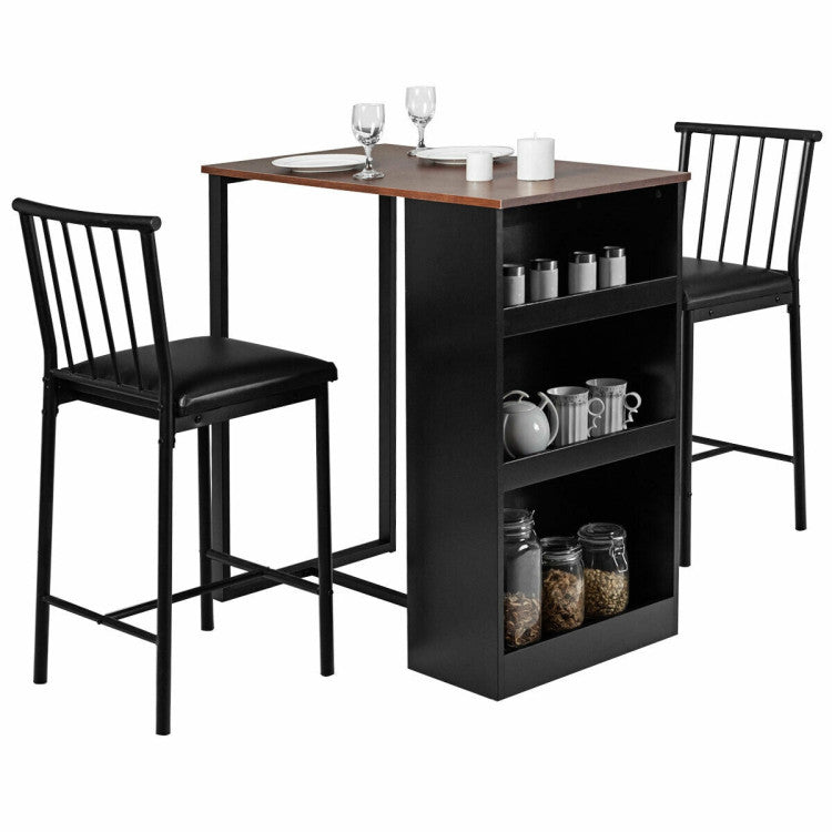 3 Piece Counter Height Pub Dining Set