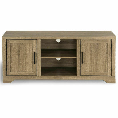 Rustic TV Stand Entertainment Center Storage Cabinet