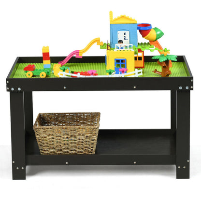 Solid Multifunctional Wood Kids Activity Play Table