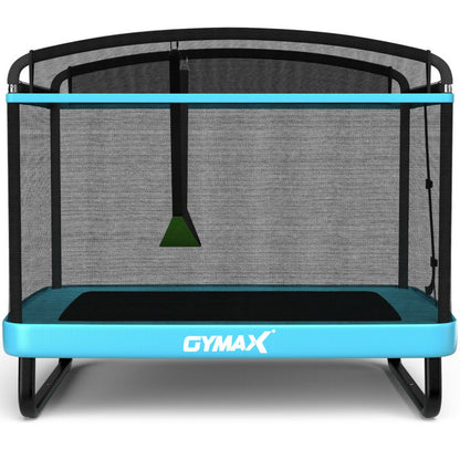 6 Feet Kids Entertaining Trampoline with Swing Safety Fence