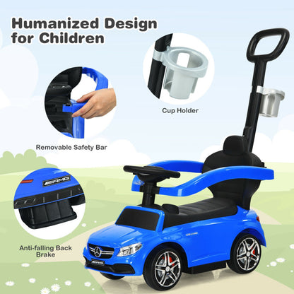 3-in-1 Mercedes-Benz Ride-on Toddler Sliding Car