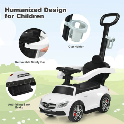 3-in-1 Mercedes-Benz Ride-on Toddler Sliding Car