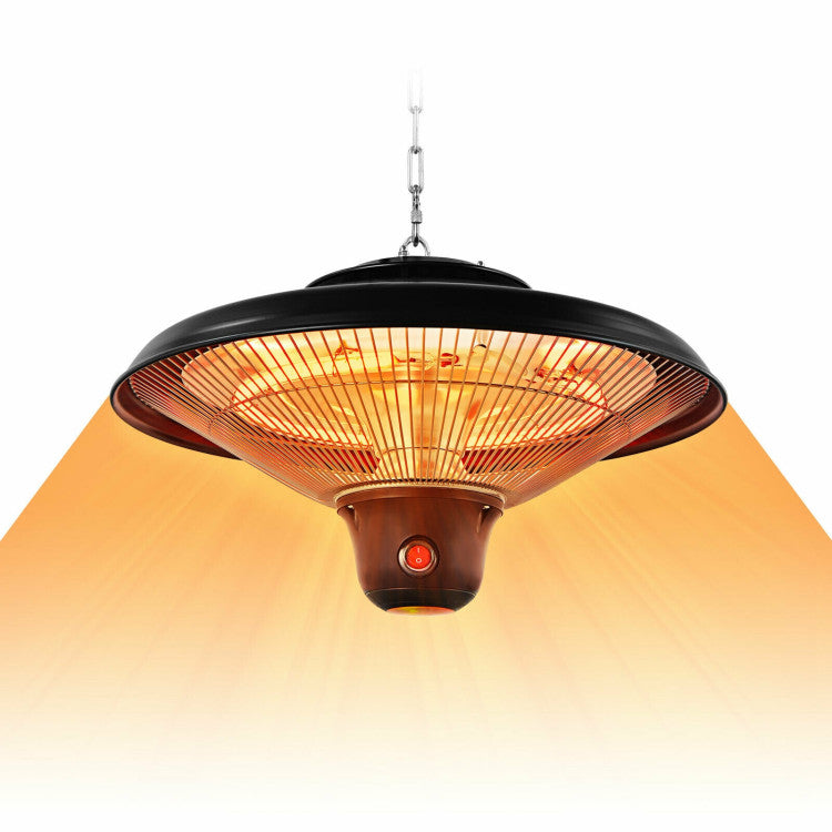 1500W Electric Hanging Ceiling Mounted Infrared Heater with Remote Control