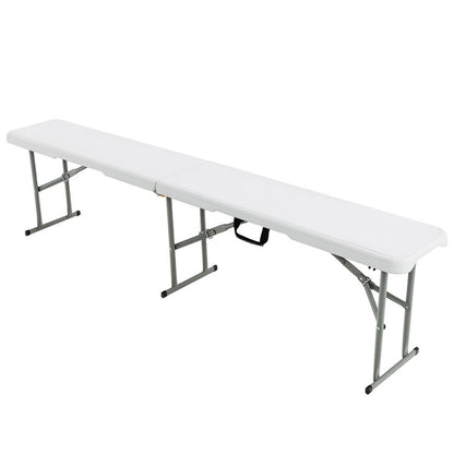6-Feet Portable Picnic Folding Bench with Carrying Handle