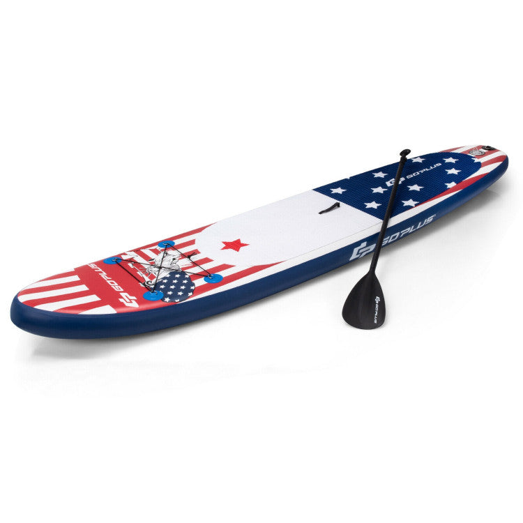 11-Feet Inflatable Stand-Up Paddle Board with 3-Fin Thruster