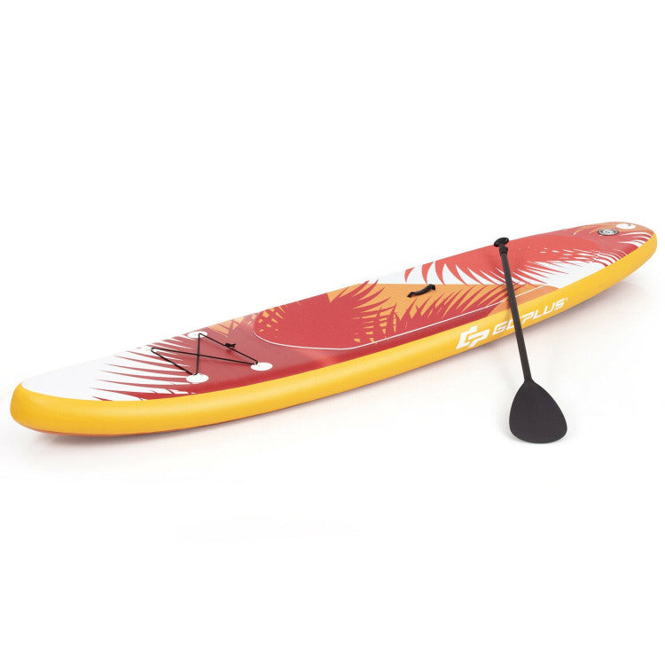 10.5ft Inflatable Stand-up Board With Aluminum Paddle Pump