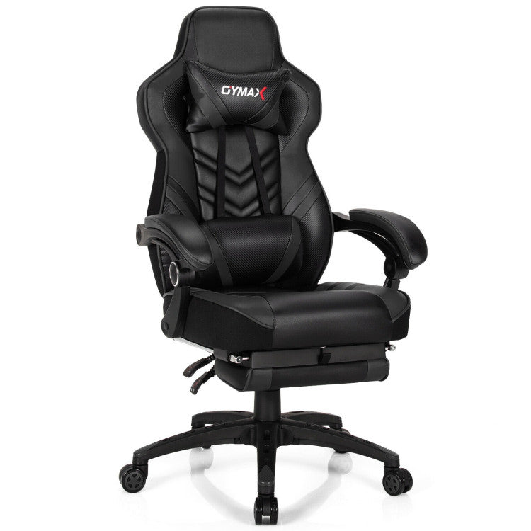 Adjustable Gaming Chair with Footrest for Home Office