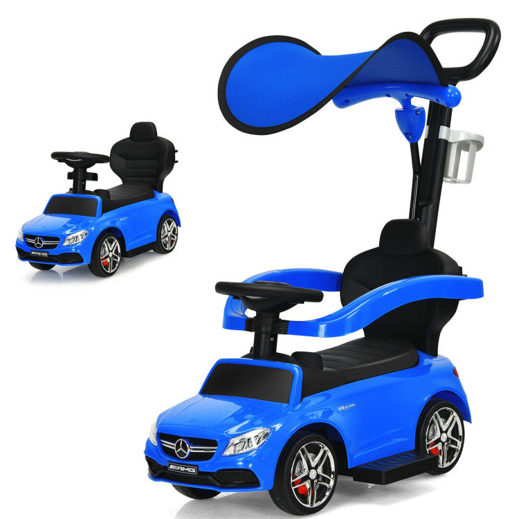 3-in-1 Mercedes-Benz Ride-on Toddler Sliding Car