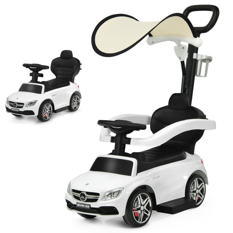 3-in-1 Mercedes-Benz Ride-on Toddler Sliding Car