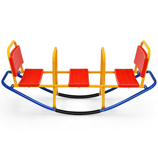 Outdoor Kids Seesaw Swivel Teeter for 3 to 8 Years Old