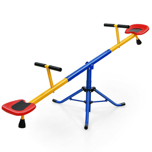 360° Rotation Kids Seesaw Swivel Teeter Totter Playground Equipment