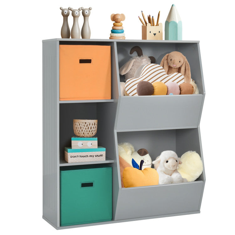 Kids Toy Storage Cabinet Shelf Organizer