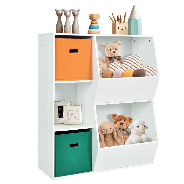 Kids Toy Storage Cabinet Shelf Organizer