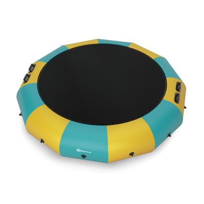 15-Feet Inflatable Splash Padded Water Bouncer Trampoline