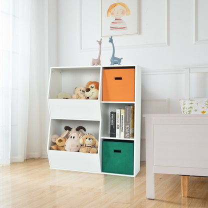 Kids Toy Storage Cabinet Shelf Organizer