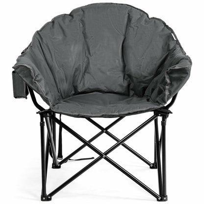 Folding Camping Moon-Padded Chair with Carrying Bag