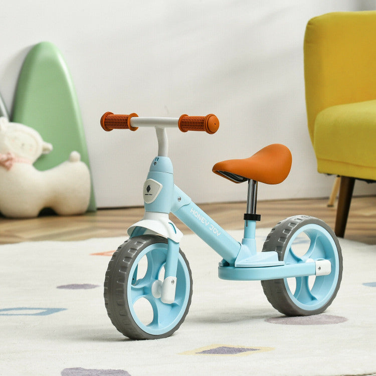 Kids' Balance Training Bicycle with Adjustable Handlebar and Seat