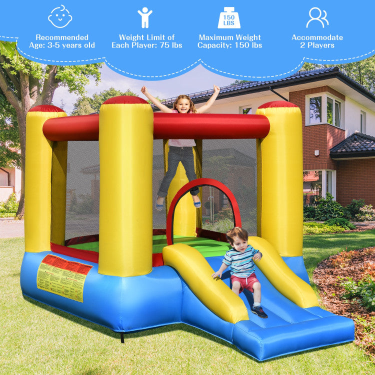 Kids Inflatable Bounce House with Slide