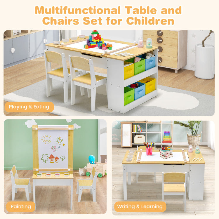 Children's Art Activity Table and Drawing Table