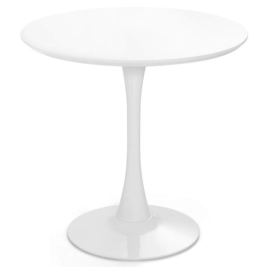 32-Inch Modern Tulip Round Dining Table with MDF Top