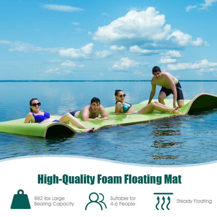 12 x 6 Feet 3 Layer Floating Water Pad